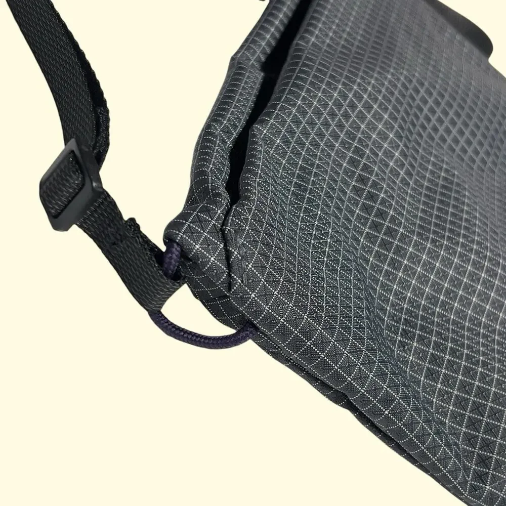 Bellroy Lite Sacoche Shadow Grid Shoulder Bag Crossbody Lightweight Travel Gray